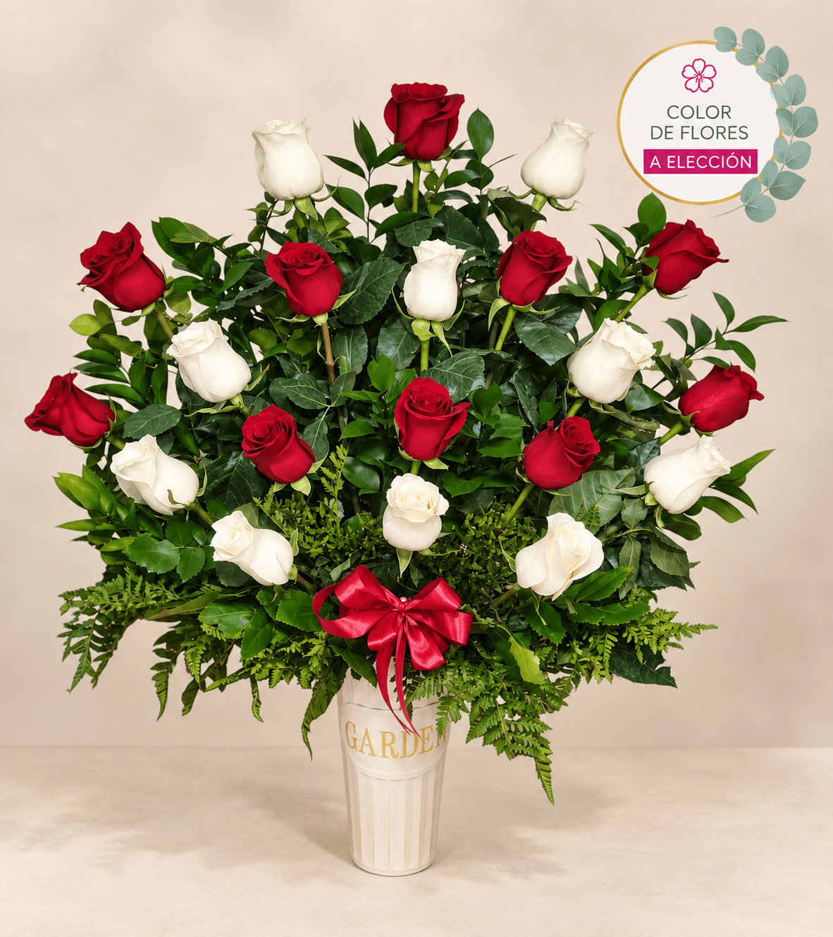 Arreglo de 20 rosas